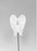 White & Silver Angel Wings Stick - Mum