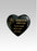 Black & Gold Lily Heart Stone - Someone Special