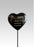 Black & Gold Lily Heart Stick - Son