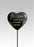 Black & Gold Lily Heart Stick - Nan