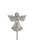 Silver Guardian Angel Stick - Brother
