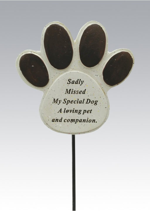 Dog Paw Pet Memorial Stick DF17143