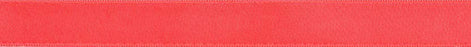 3mm x 50m Double Faced Satin Ribbon Roll - Coral