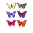 Pack of 6 Magnetic Butterflies 9.5cm Assorted Colours