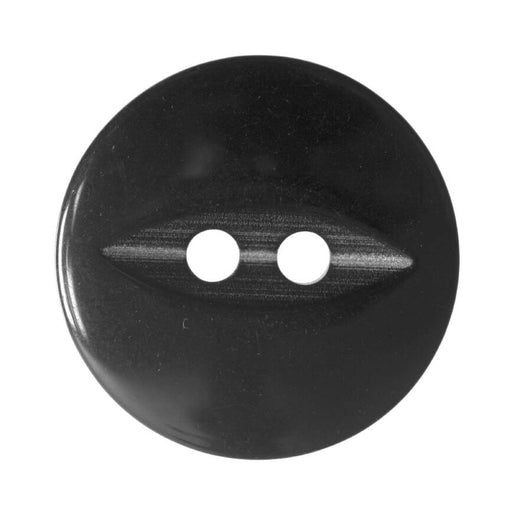19mm-Pack of 4, Black Fisheye Buttons
