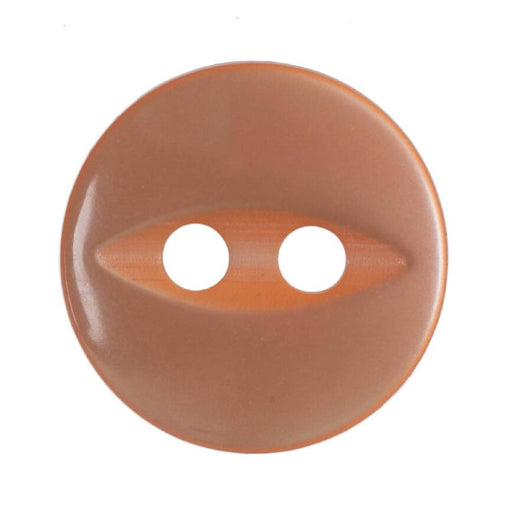 19mm-Pack of 4, Orange Fisheye Buttons