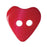 11m-Pack of 17, Raspberry Red Heart Buttons