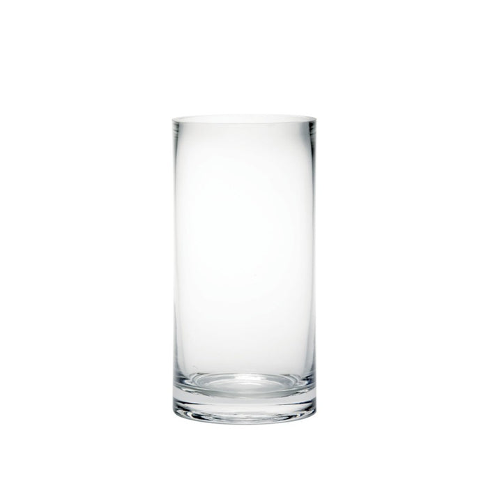 Clear Glass Cylinder Vase 20 x 10cm