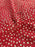 1 Metre Ditzy Small Floral Red Polycotton Fabric  x 43"
