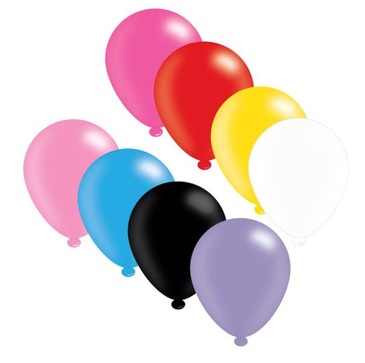 8 Balloons - 10" size - Assorted
