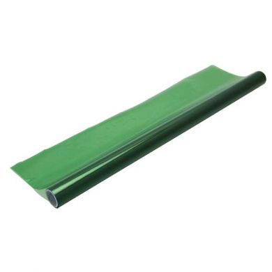 60mm x 2.5m - Green Tinted Cellophane Roll