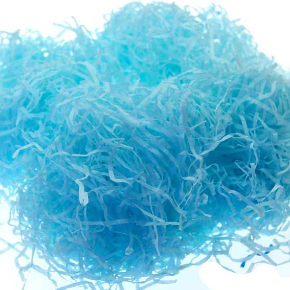 Shredded Tissue Paper x 25gram - Light Blue