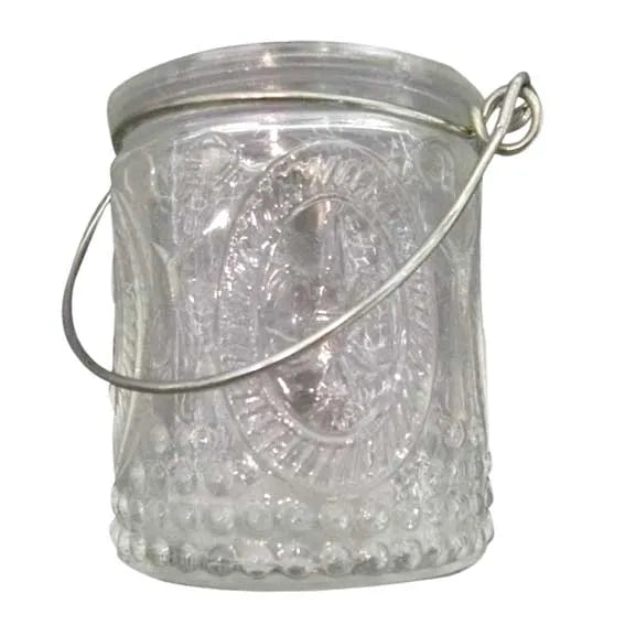 Vintage Hanging Votive - Clear (6x8cm)