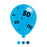 Pack of 8 - Age 50 Blue Mix Birthday Latex Balloons ,10" size