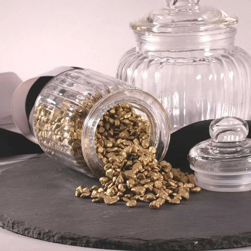 Pebbles in Jar 4-6mm 750g - Gold