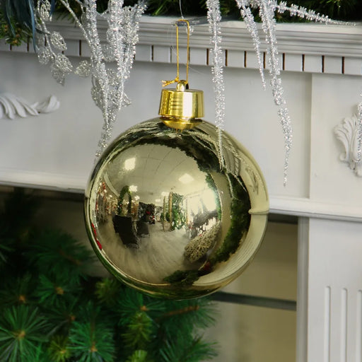 Large  Gold Shiny Shatterproof Bauble - 20cm