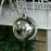 Large  Silver Shiny Shatterproof Bauble - 20cm