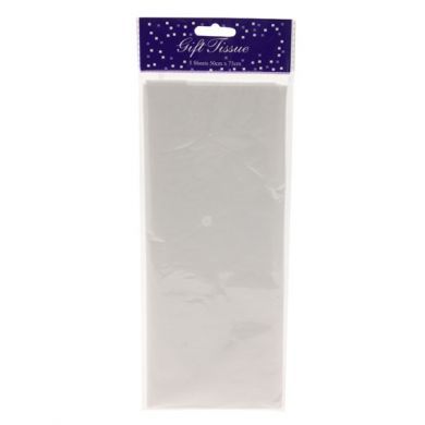 Tissue Paper Pack - 5 sheets - 50 x 75cm - White