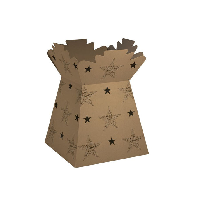 Natural Kraft - Seasonal Greetings Living Vase - Pack of 30