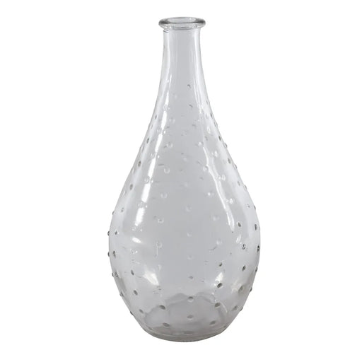Dimpled Glass Vanity Bottle H20 x Ø10cm