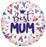 Best Mum Hearts & Crown Balloon x 18" 