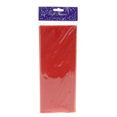 Tissue Paper Pack - 5 sheets - 50 x 75cm -Red