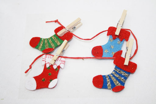 Christmas Stocking Washing Line Embellishment