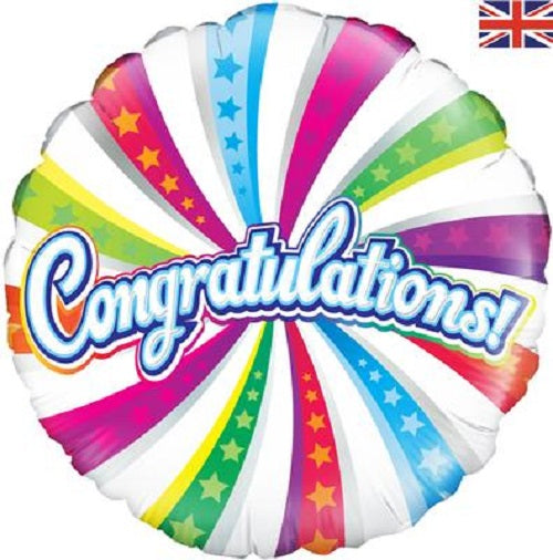 18" Foil Balloon - Congratulations !