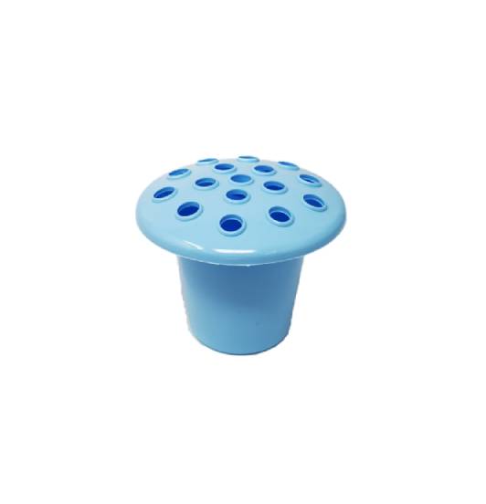 Baby Blue Plastic Grave Pot Insert