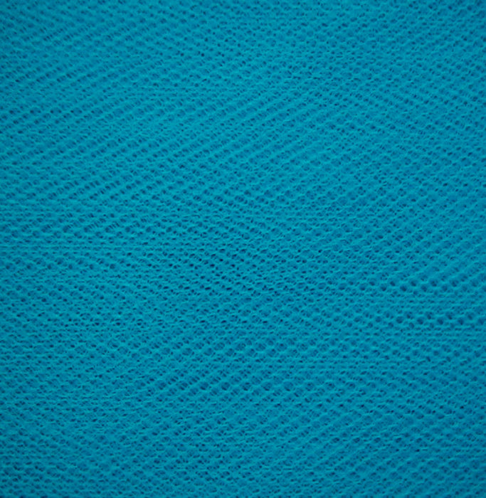 1 metre Flare Free Dress Net Fabric Flo Blue x132cm width