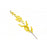 Forsythia Spray x 113cm - Yellow 