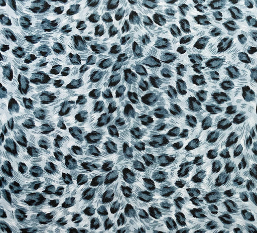 1 Metre 100 % Cotton Grey leopard Fabric Width: 110cm (45 inches) stock location b1
