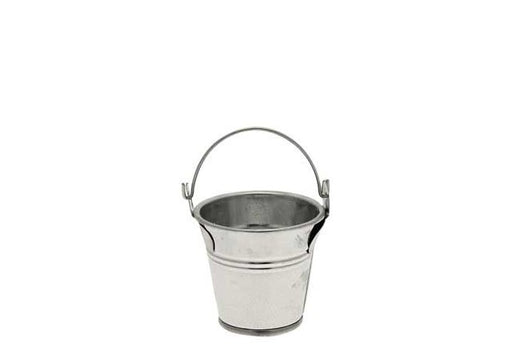 Galvanised Metal Silver Bucket x 5.5cm