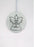 Silver Glass Angel Memorial Christmas Tree Hanger - Choice of Relative