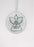Silver Glass Angel Memorial Christmas Tree Hanger - Husband