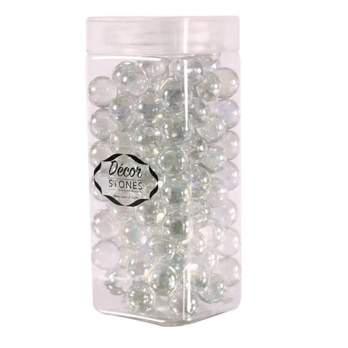 Clear Glass Marbles in Jar - 700g - 16mm