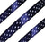 Polka Dot Ribbon 7 mm - Navy - 25 Metres