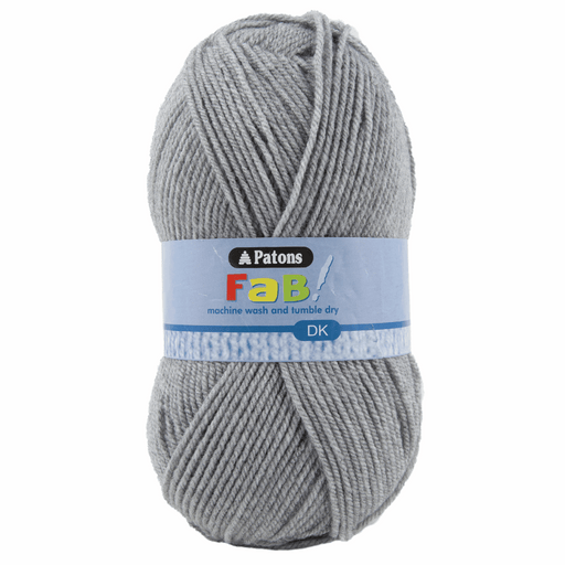 Patons Fab DK Wool x 100g - Grey