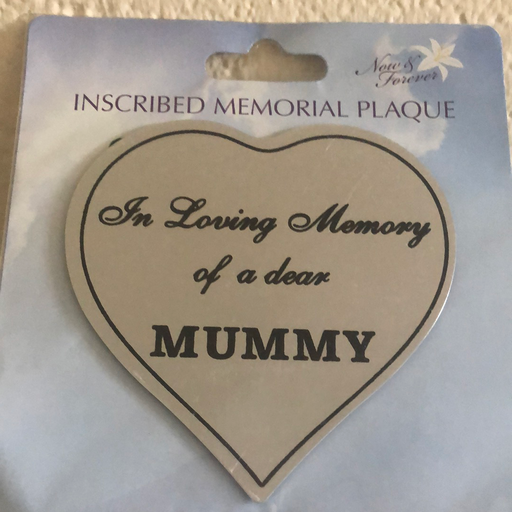 stick on plaque - mummy