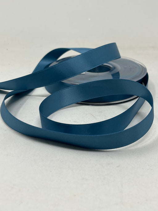 6mm x 20m Double Faced Satin Ribbon , Air Force Steel Blue