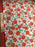 Polycotton Orange Flowers Fabric - 45" Width - 1 Metre EP24