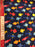 Polycotton Colour Fish on Navy Blue Background Fabric - 45" Width - 1 Metre