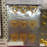 22mm Gold Heart Stickers x9