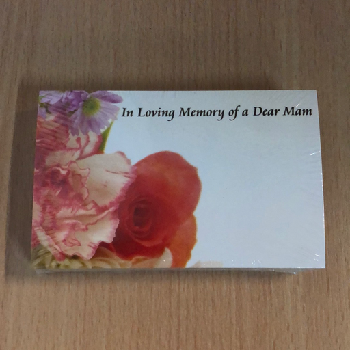 50 Florist Cards - In Loving Memory of A Dear Mam