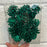 Green 24 Loose Glittered Pine Cones