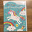 7x5" Card - Birthday Great Granddaughter- Unicorn & Rainbows