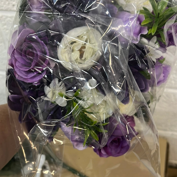 Rose Dahlia & Ranunculus Bush - Purple