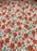 Polycotton Orange Flowers Fabric - 45" Width - 1 Metre EP24