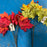 5 Stem Maple Leaf & Red Berry Bush x 30cm - One Bush Selected At Random