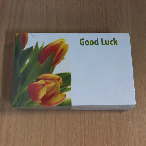 50 Florist Cards - Good Luck - Tulips
